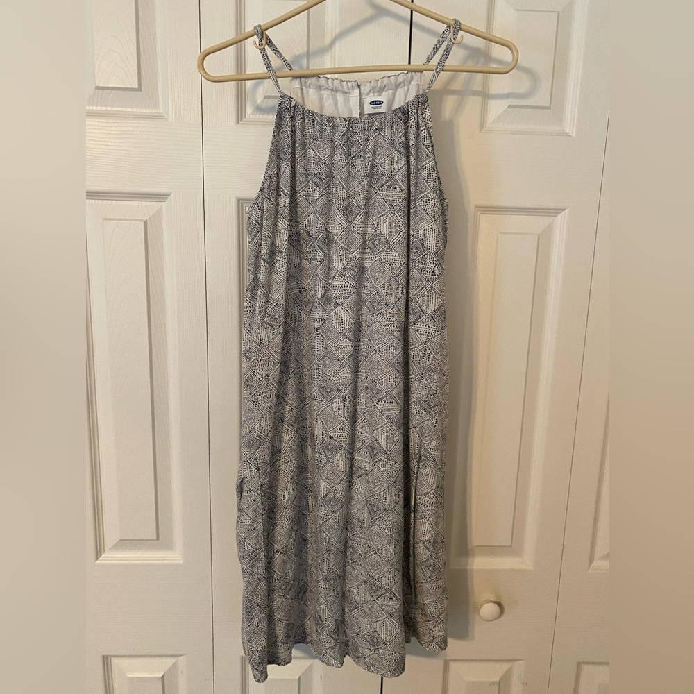 Short old navy dress with lining and pockets